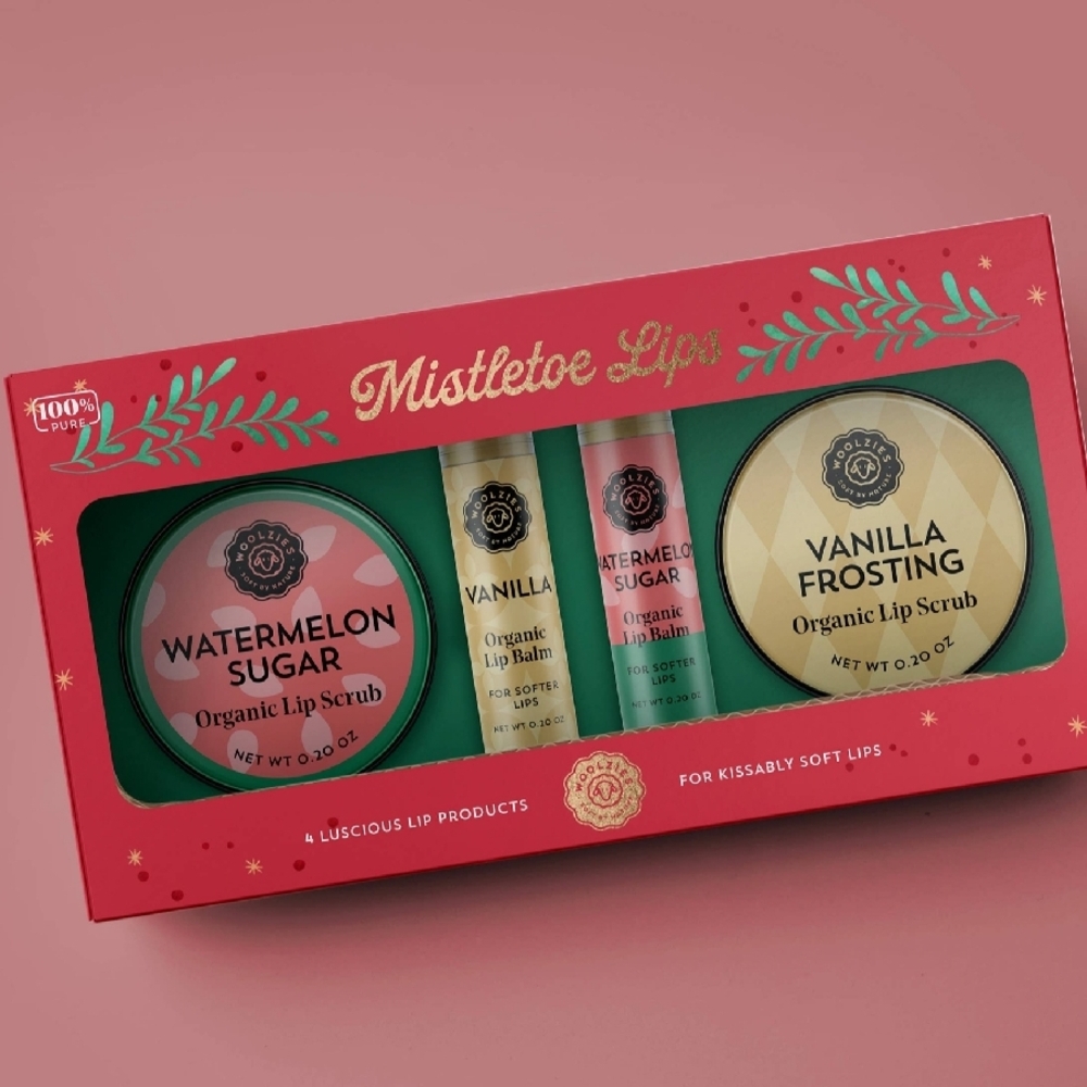 F241710.The Mistletoe Lips Set of 4